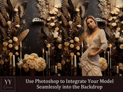 35 ensembles de toiles de fond numériques Boho Beige Feather pour la photographie de mariage de maternité Toiles de fond numériques Photographie de studio Superpositions JPG Photoshop