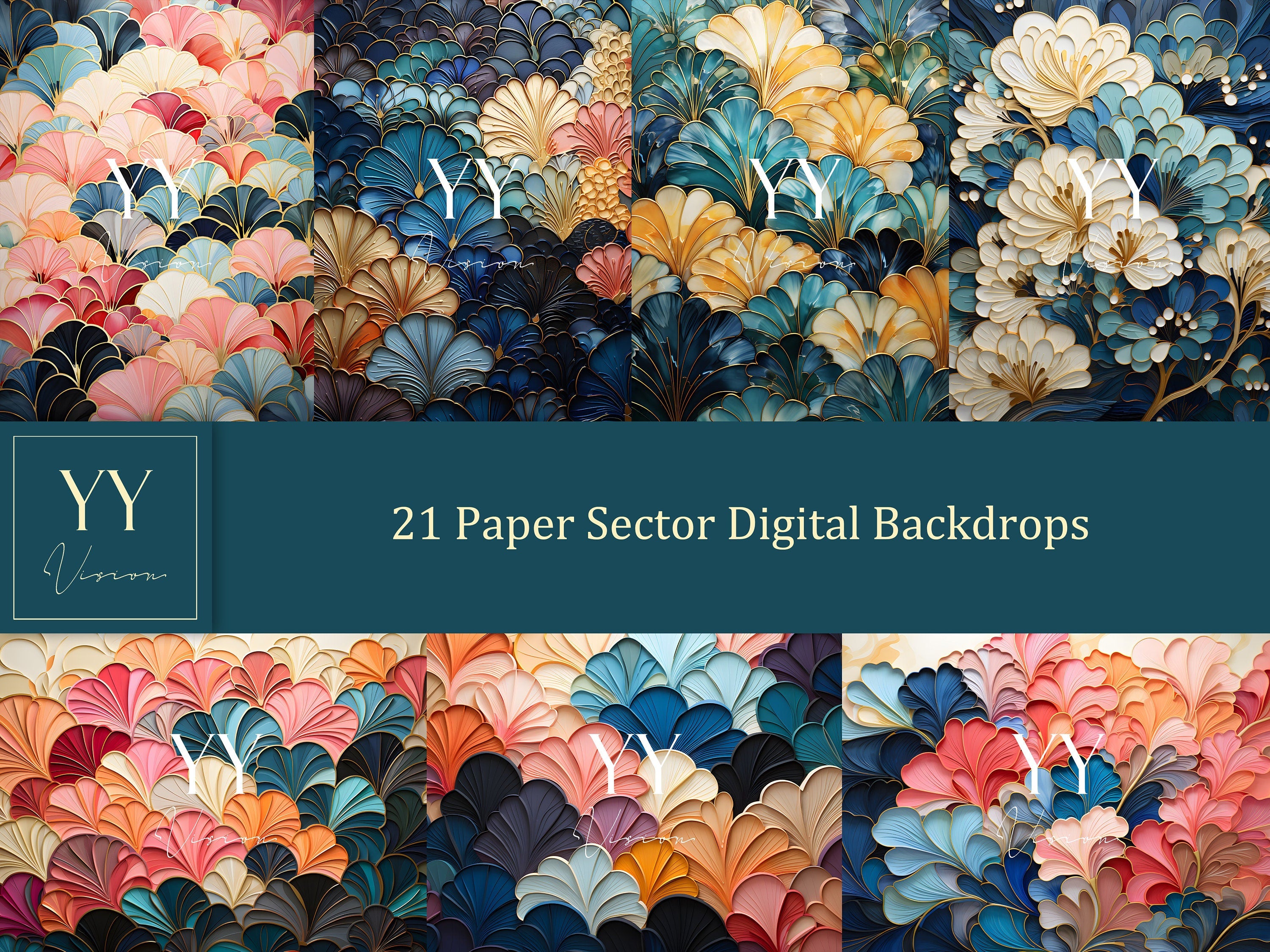 21 Paper Sector Digital Backdrops Sets for Wedding Maternity Children Photography Fine Arts Studio Photoshop