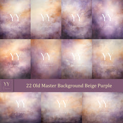 22 arrière-plans de portrait de vieux maître beige violet décors numériques pour la photographie de maternité beaux-arts texture mariage studio Photoshop