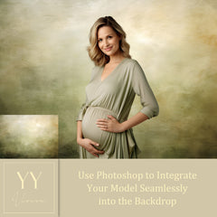 22 Old Master Portrait Background Beige Green Digital Backdrops Sets for Maternity Graduation Photography Fine Arts Texture Studio Photoshop