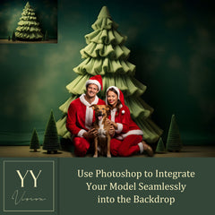 40 weiche Weihnachtsbaum olivgrün digitale Hintergründe Sets für Weihnachten Urlaub Fotografie Fine Arts Studio Hintergrund