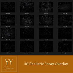 54 ensembles de superpositions de neige réalistes pour la photographie de vacances de Noël en hiver, studio d'art et édition Photoshop