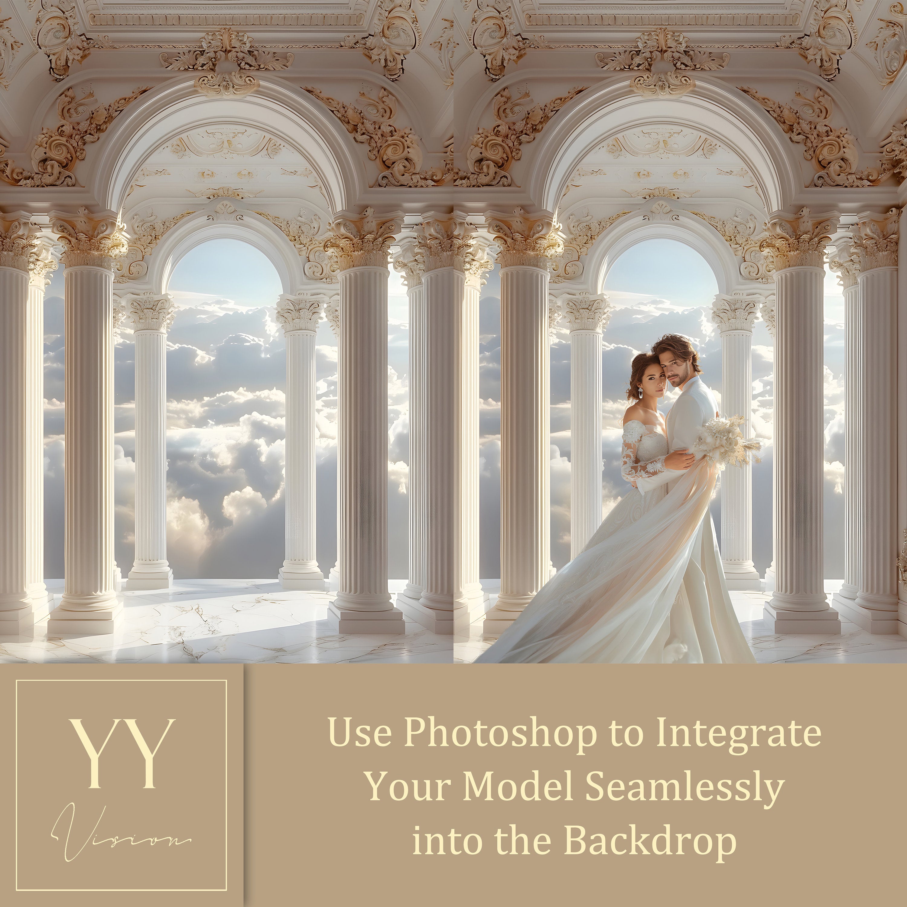 30 Marmor Weiß Gold Bogen und Himmel digitale Hintergründe Sets für Hochzeit Schwangerschaft Studio Fotografie digitale Hintergründe Photoshop Hintergrund