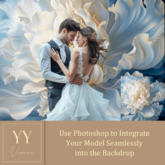 33 große weiße Blumen digitale Hintergründe Sets für Hochzeit Schwangerschaft Studio Fotografie digitale Hintergründe Photoshop Fine Art Hintergrund