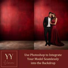 22 Old Master Studio Background Dark Red Digital Backdrops Sets for Maternity Wedding Photography Fine Arts Texture Photoshop Background